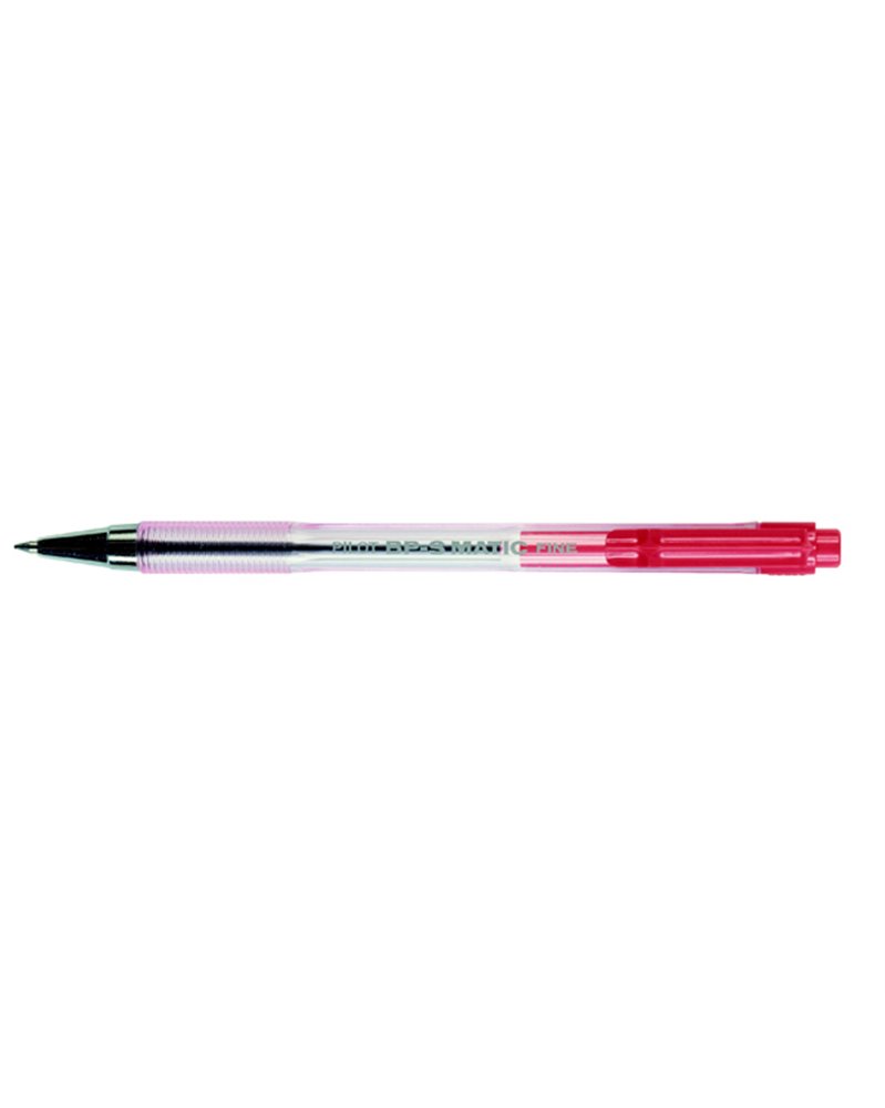 PENNA SFERA SCATTO BP-S MATIC ROSSO FINE 0.7MM PILOT