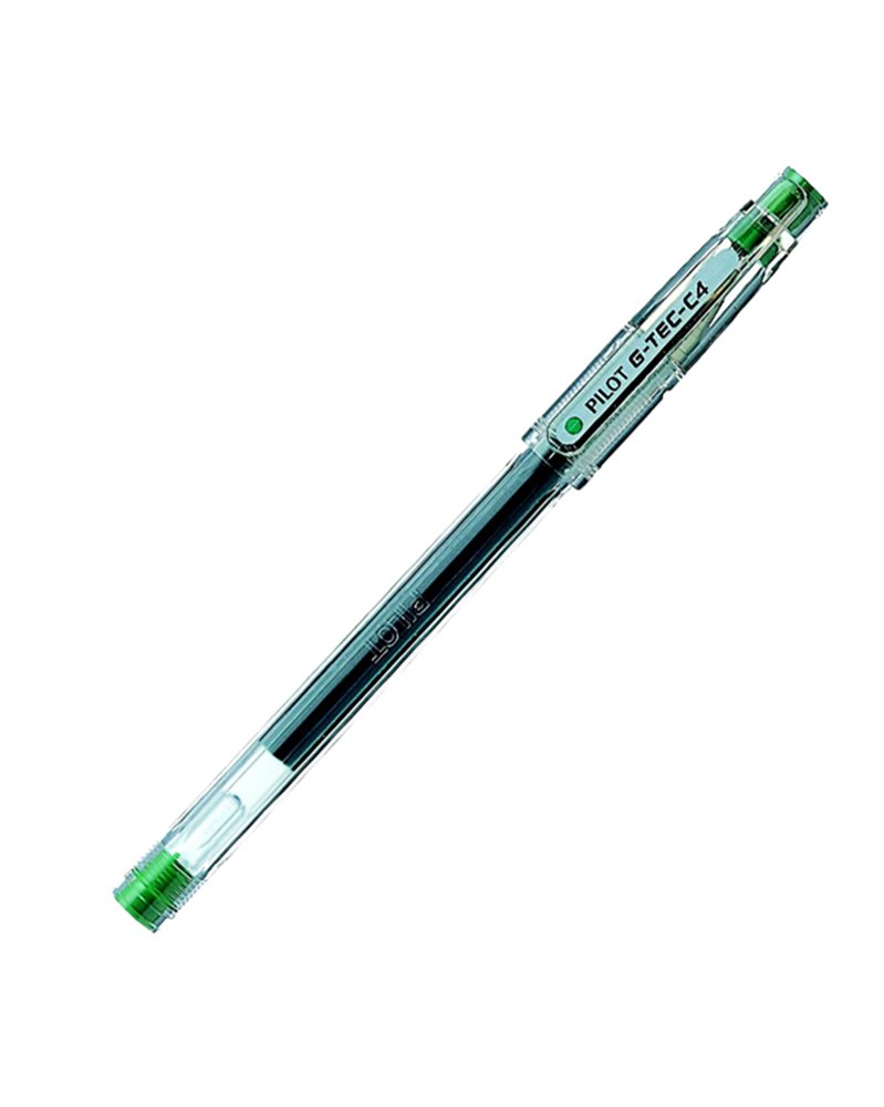 PENNA SFERA GEL G-TEC-C4 VERDE 0.4MM PILOT