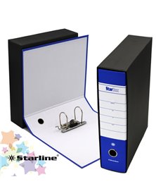 Registratore STARBOX f.to protocollo dorso 8cm blu STARLINE/sfuso