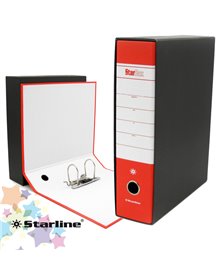 Registratore STARBOX f.to protocollo dorso 8cm rosso STARLINE/sfuso