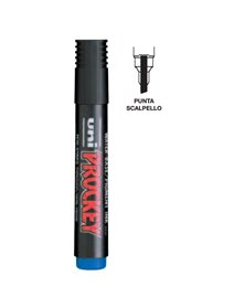 Marcatore UNI PROCKEY M126 p.scalpello blu UNI MITSUBISHI