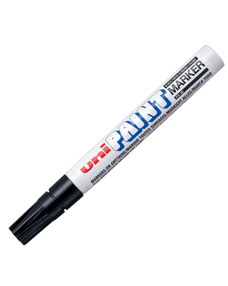 Marcatore UNI PAINT PX20 punta conica 2,8mm nero UNI MITSUBISHI