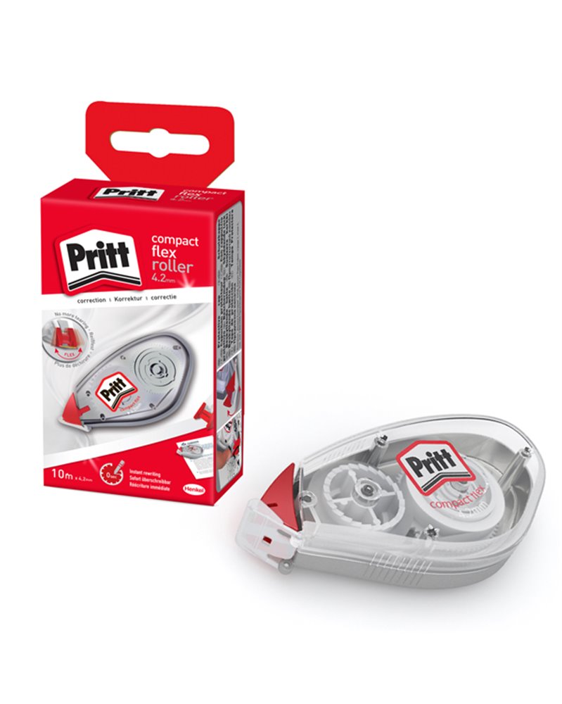 Correttore a nastro 4,2mmX10m Pritt Flex Roller Compact