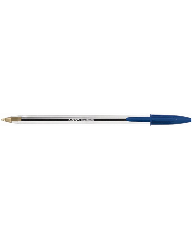 Scatola 50 penna sfera CRISTALÂ® medio 1,0mm blu BICÂ®