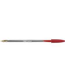 Scatola 50 penna sfera CRISTALÂ® medio 1,0mm rosso BICÂ®