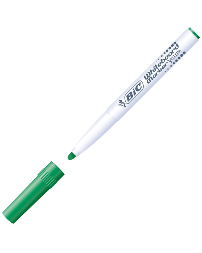 Pennarello VELLEDA 1741 punta tonda whiteboard verde BICÂ®