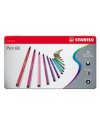 SCATOLA METALLO 30 PENNARELLI STABILO PEN 6830