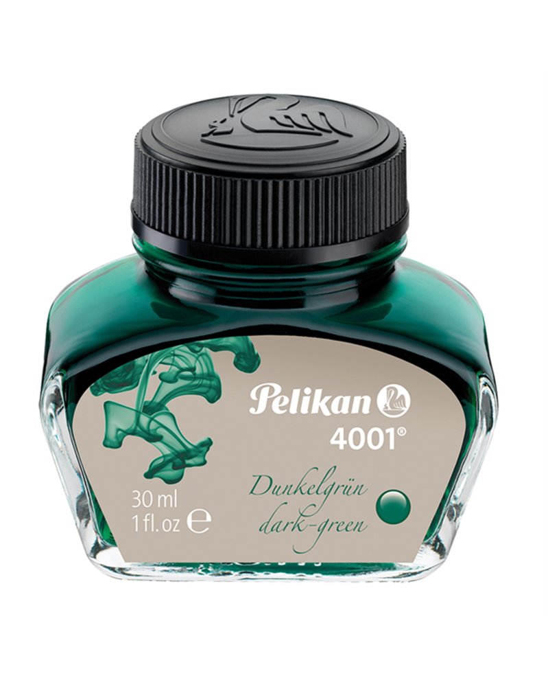 INCHIOSTRO STILOGRAFICO PELIKAN 4001 30ML VERDE SCURO