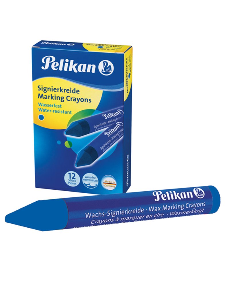SCATOLA 12 PASTELLI INDUSTRIALI 762 BLU PELIKAN