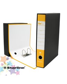 Registratore STARBOX f.to protocollo dorso 5cm giallo STARLINE