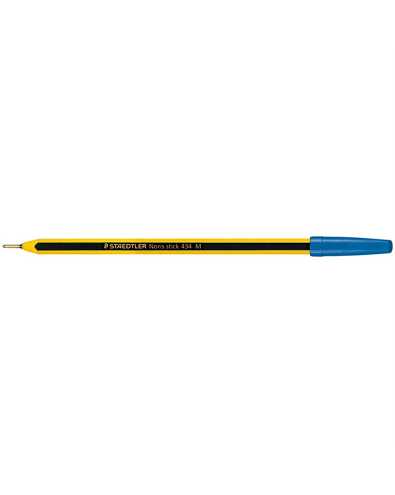 Scatola 20 penna a sfera 434 Noris Stick blu 1,0mm STAEDTLER