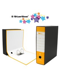 Registratore STARBOX f.to commerciale dorso 8cm giallo STARLINE