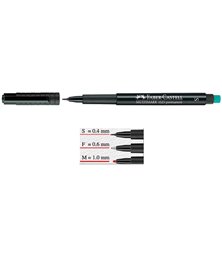 PENNARELLO MULTIMARK NERO 0,4 SUPERFINE FABER-CASTELL