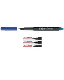 PENNARELLO MULTIMARK BLU 0,4 SUPERFINE FABER-CASTELL