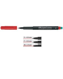 PENNARELLO MULTIMARK ROSSO 0,4 SUPERFINE FABER-CASTELL