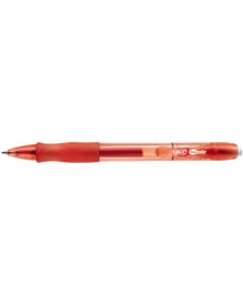 Scatola 12 penna sfera scatto GELOCITY 0,7mm rosso BIC