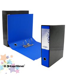 Registratore KINGBOX f.to protocollo dorso 8cm blu STARLINE