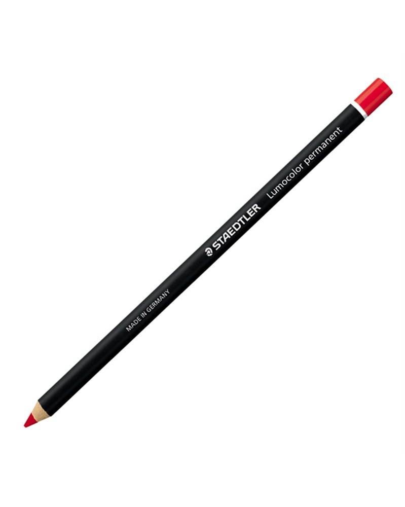 MATITA LUMOCOLORÂ® PERMANENTE GLASOCHROM ROSSO STAEDTLER