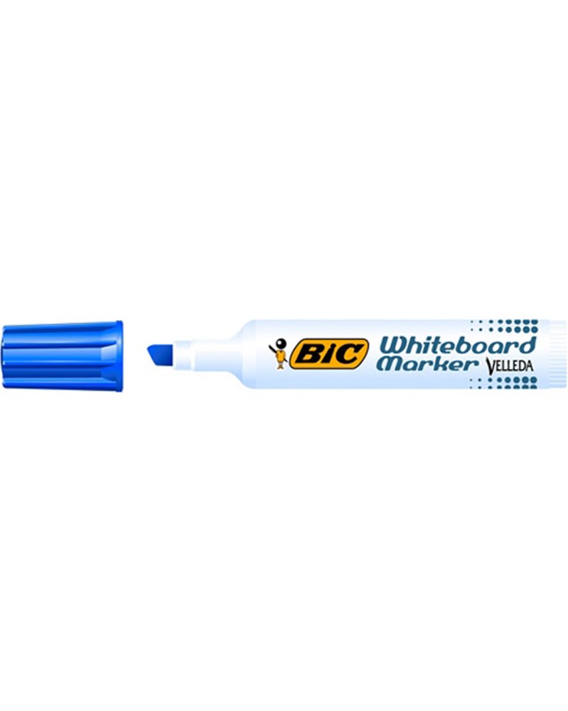 Pennarello VELLEDA 1791 punta scalpello whiteboard blu BICÂ®