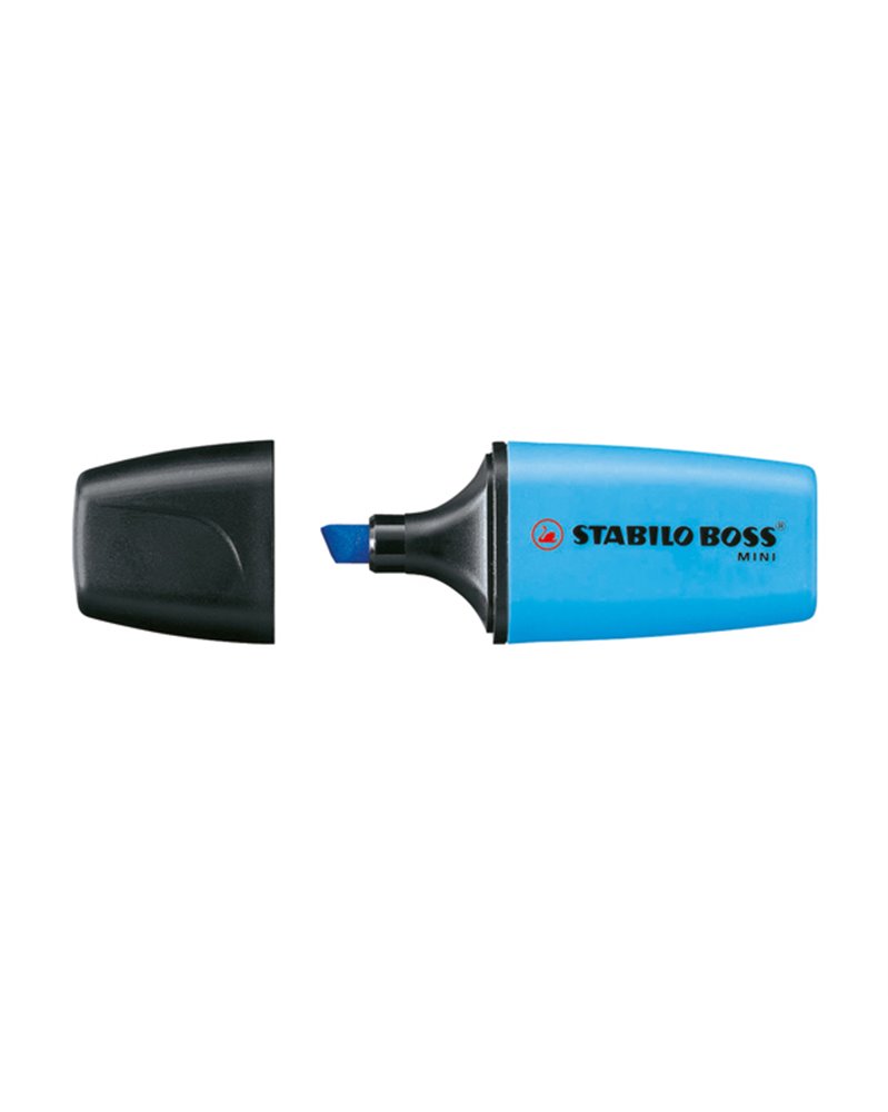 EVIDENZIATORE STABILO BOSS MINI AZZURRO