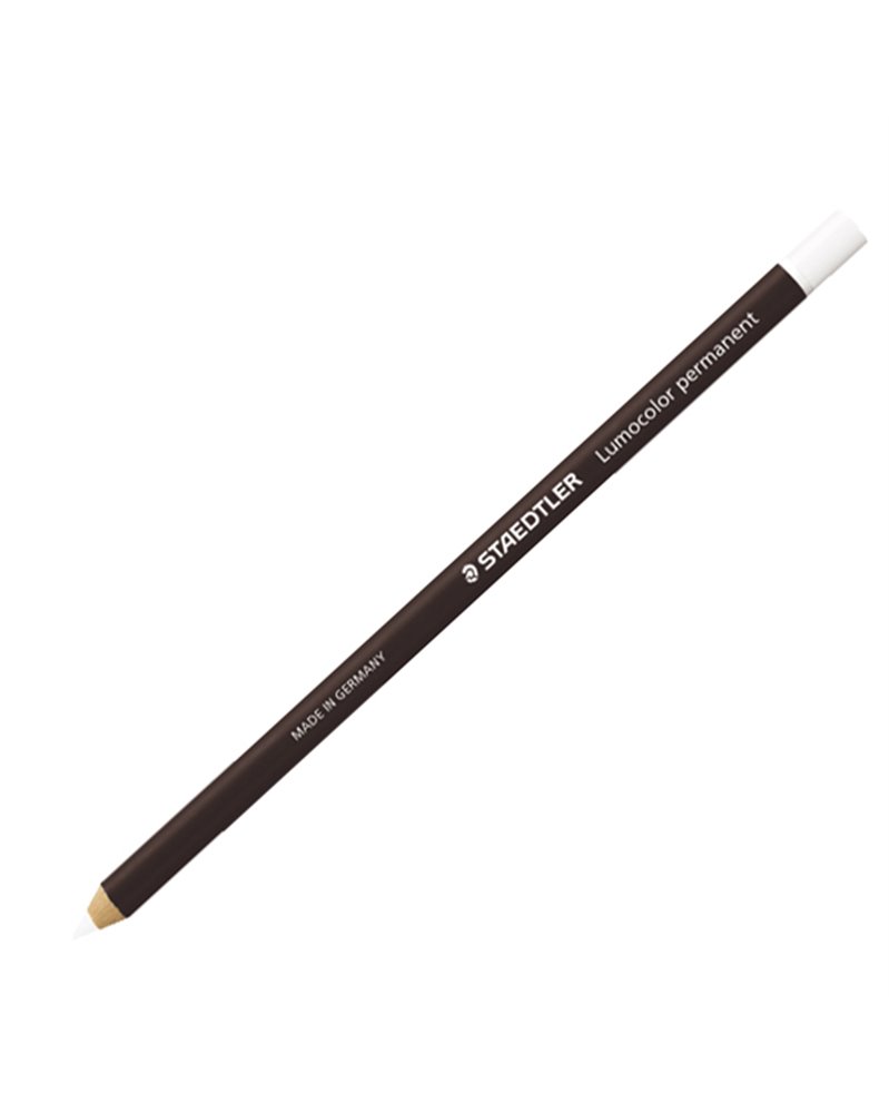 MATITA LUMOCOLORÂ® PERMANENTE GLASOCHROM BIANCO STAEDTLER