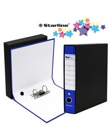 Registratore STARBOX f.to commerciale dorso 5cm blu STARLINE