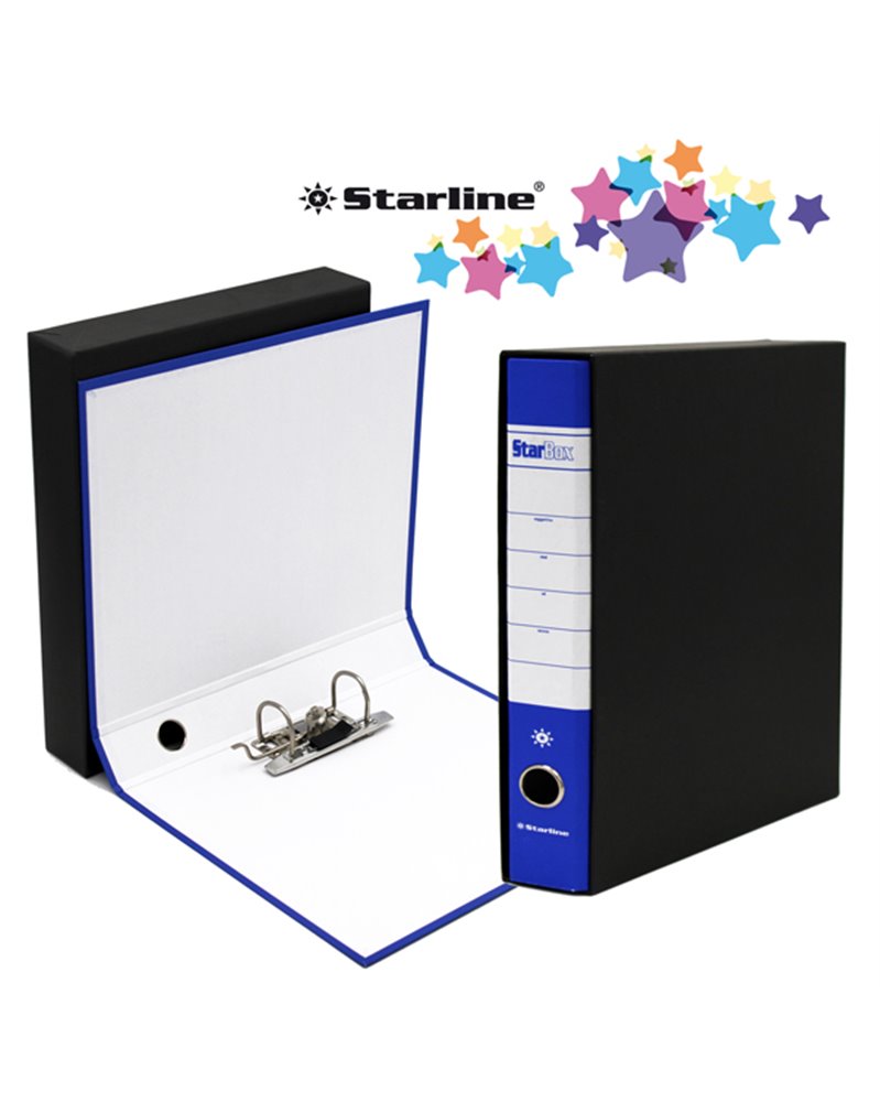 Registratore STARBOX f.to commerciale dorso 5cm blu STARLINE