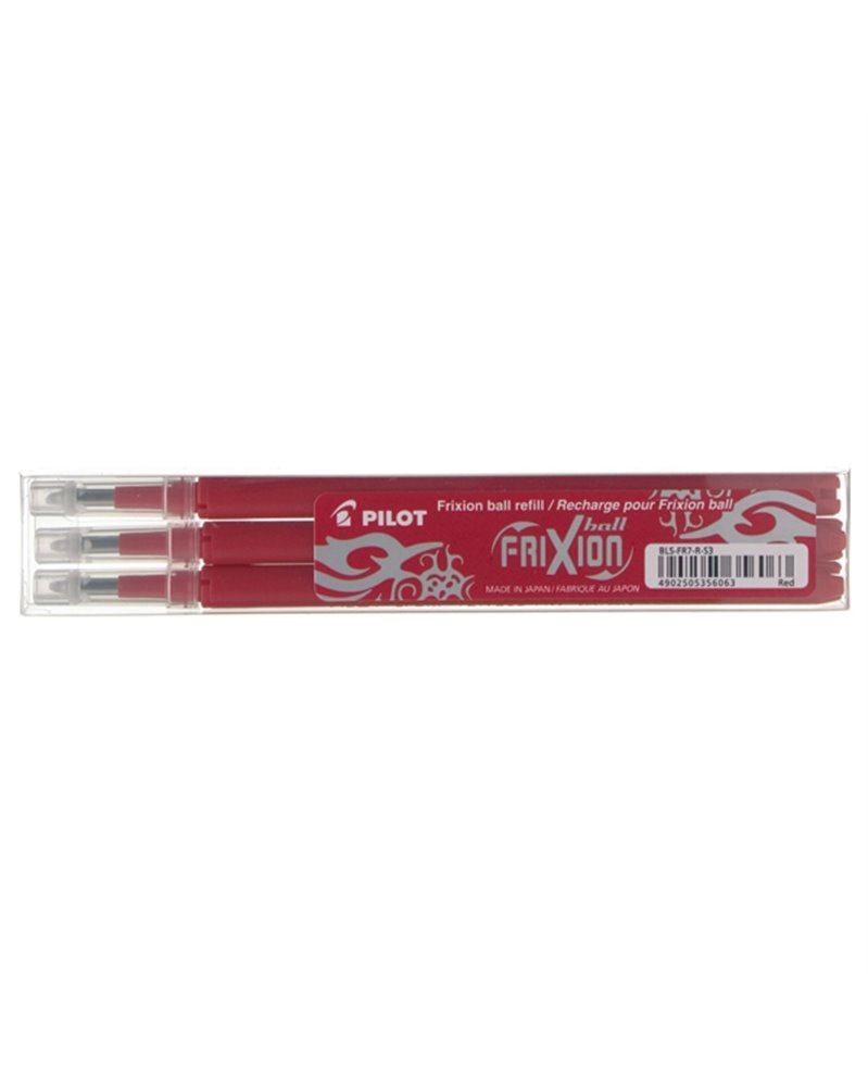 SET 3 REFILL SFERA FRIXIONball 0.7mm ROSSO PILOT