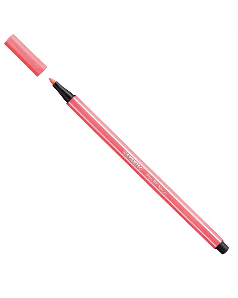 PENNARELLO STABILO PEN 68/040 ROSSO FLUO