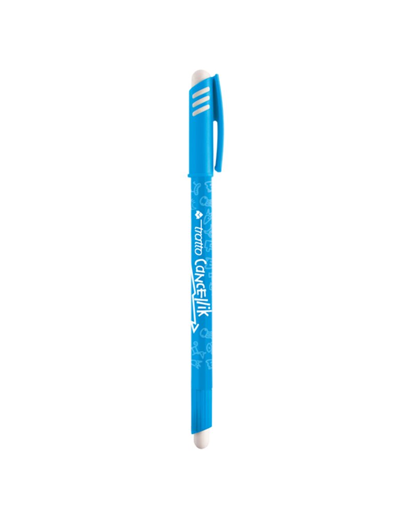 Penna sfera cancellabile CANCELLIK 1,0mm azzurro TRATTO