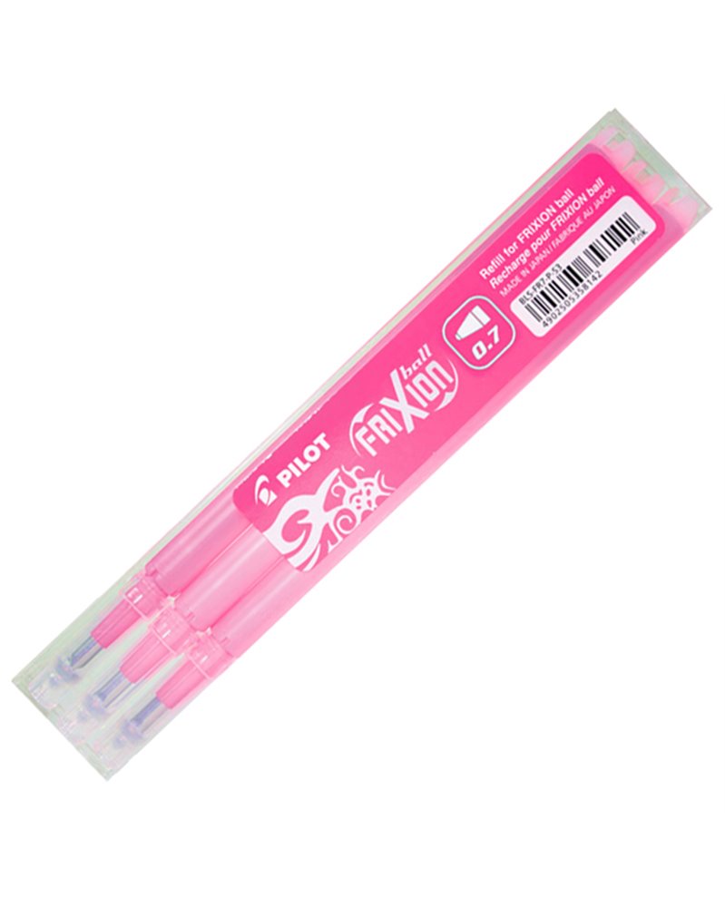 SET 3 REFILL SFERA FRIXIONball 0.7mm ROSA PILOT