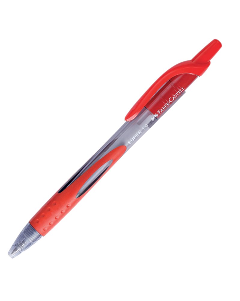 PENNA A SFERA SCATTO SUPER 1.0 ROSSO FABER CASTELL