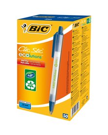 SCATOLA 50 PENNE A SFERA SCATTO ECOlutions BLU 1.0MM BIC