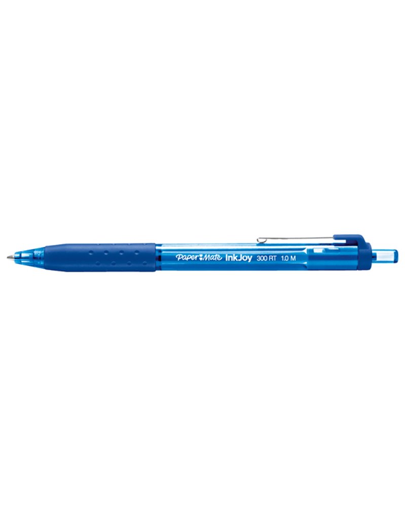 Penna sfera scatto INKJOY 300RT 1,0mm blu PAPERMATE