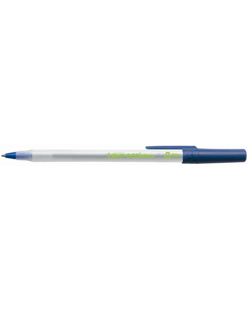 SCATOLA 60 PENNE A SFERA BICÂ® ECOlutionsâ„¢ Round Sticâ„¢ BLU 1.0MM