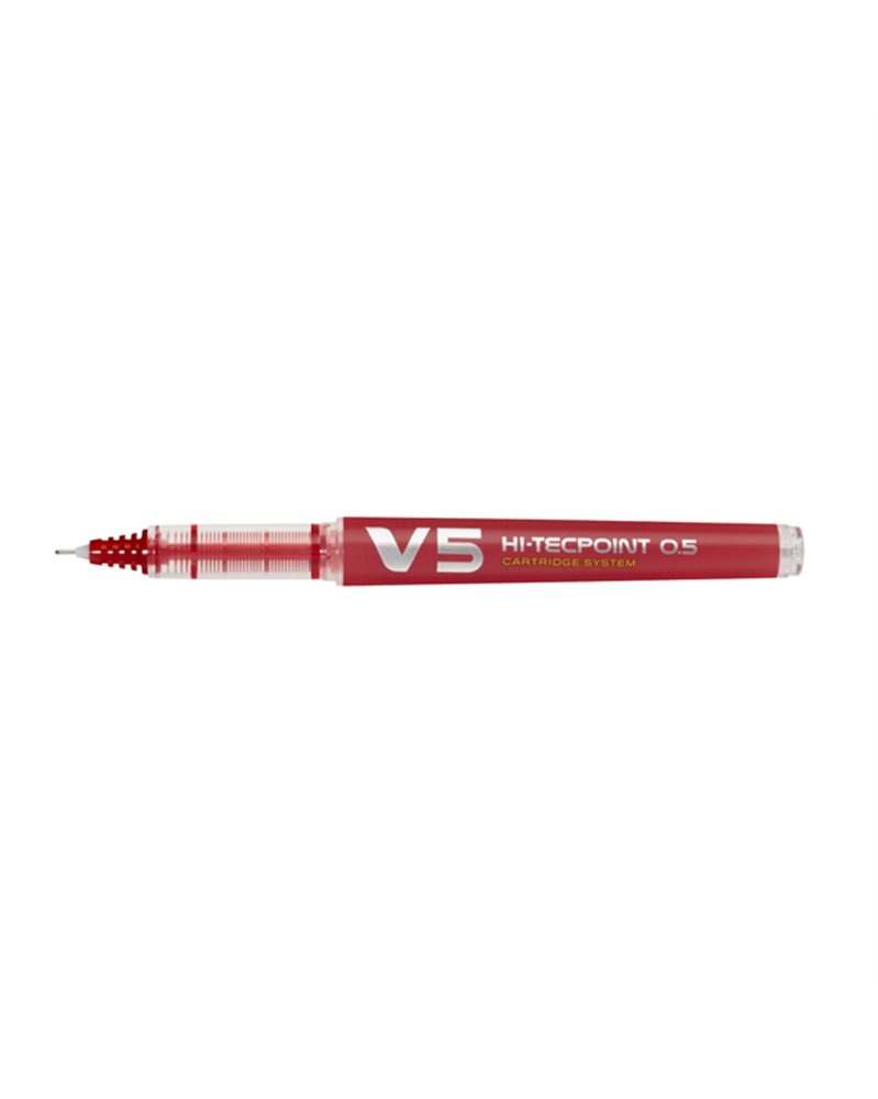 ROLLER HI-TECPOINT V7 RICARICABILE ROSSO BEGREEN PILOT