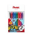 Astuccio 8 colori penna sfera a scatto Feel It Wow BX440 1.0mm PENTEL