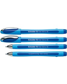 Penna a sfera SLIDER MEMO XB blu SCHNEIDER