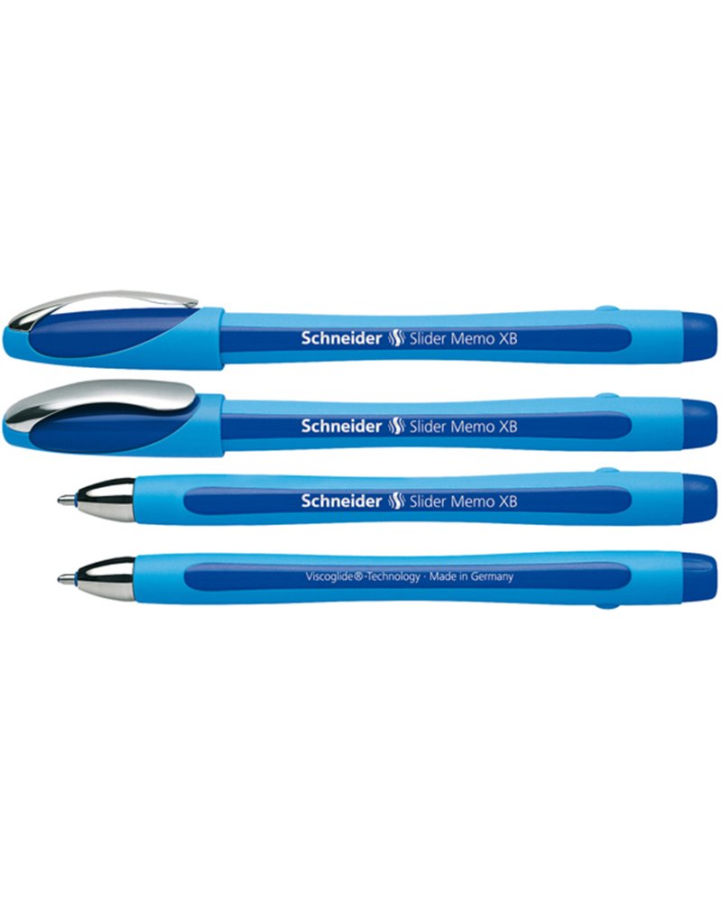 Penna a sfera SLIDER MEMO XB blu SCHNEIDER
