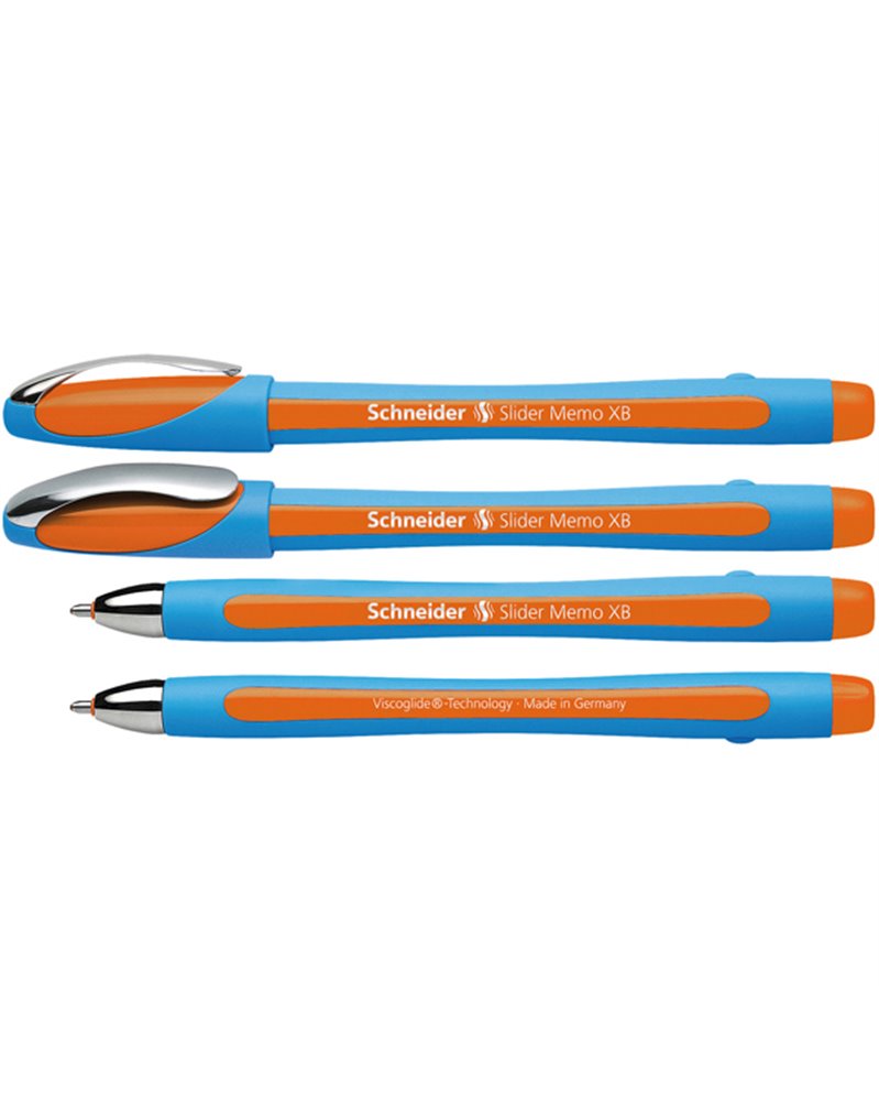 Penna a sfera SLIDER MEMO XB arancio SCHNEIDER