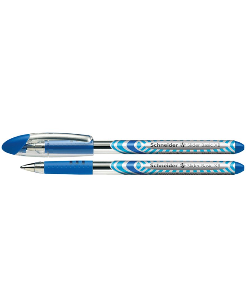 Penna a sfera SLIDER BASIC XB blu SCHNEIDER