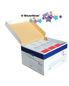 Scatola archivio con coperchio ST-BOX 375x265x430mm STARLINE