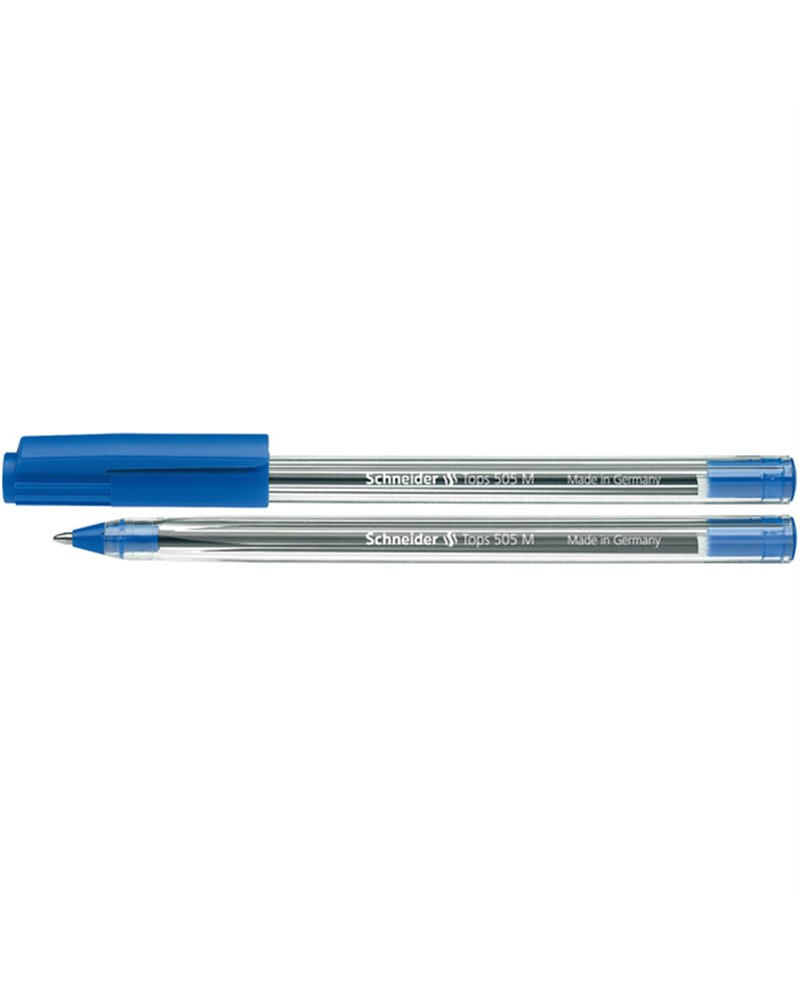 Penna a sfera TOPS 505 0,7mm blu SCHNEIDER