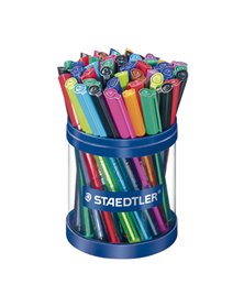 BARATTOLO 50 PENNE A SFERA BALL 432 colori assortiti 1,0mm STAEDTLER