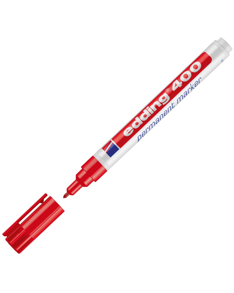 Marcatore permanente EDDING 400 punta conica rosso Marcatore permanente EDDING 400 punta conica rosso