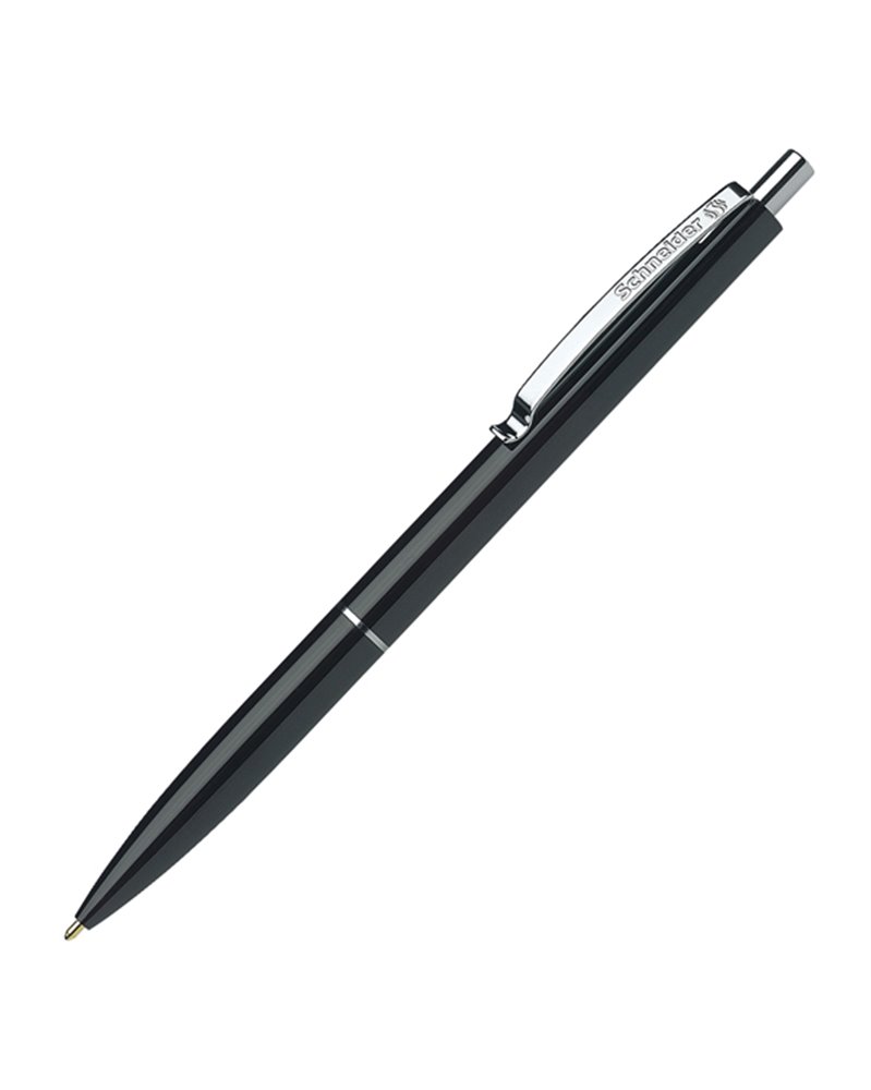 Penna a sfera a scatto K15 punta media nero SCHNEIDER