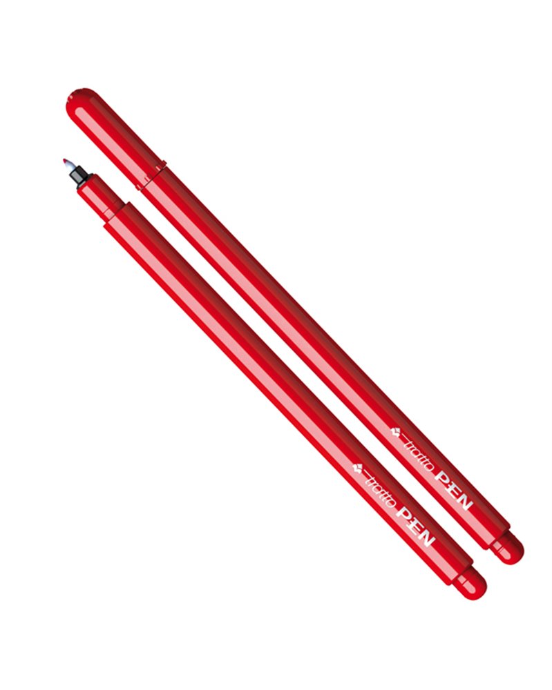 PENNARELLO TRATTO PEN NEW METAL ROSSO