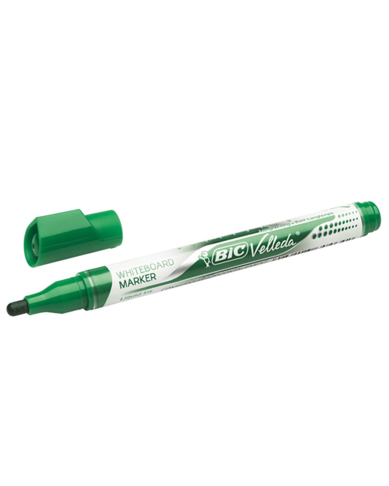 MARCATORI P.TONDA Whiteboard VELLEDAÂ® Liquid Ink Pocket BICÂ® VERDE