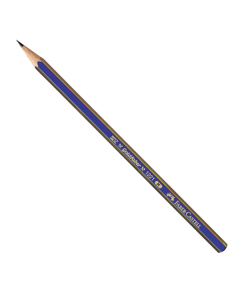 MATITA GRAFITE GOLDFABER 1221 ESAGONALE FABER CASTELL H