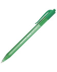Penna sfera scatto INKJOY Stick 100RT 1,0mm verde PAPERMATE